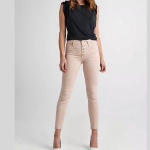 Hudson blush skinny jeans